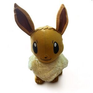 Pokemon Eevee 14” Character Plush Stuffed Animal Brown Big Ears 2020